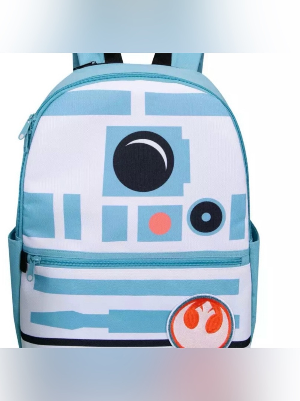 Kids Backpack R2-D2 Style Backpack Blue and White Adult Starwars backpack